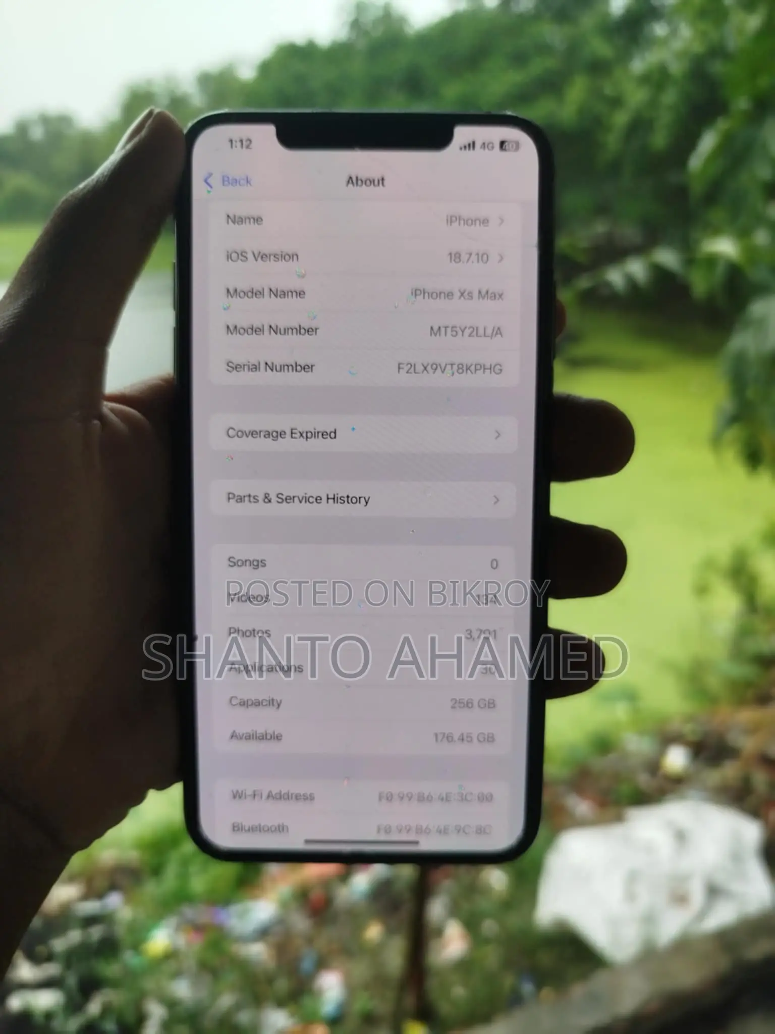 অ্যাপল আইফোন এক্সএস ম্যাক্স ২৫৬ জিবি ব্ল্যাক