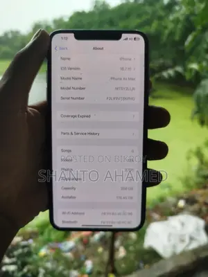 অ্যাপল আইফোন এক্সএস ম্যাক্স ২৫৬ জিবি ব্ল্যাক