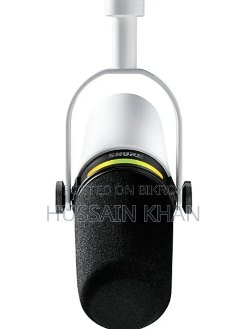 Shure MV7+ Podcast Microphone - White