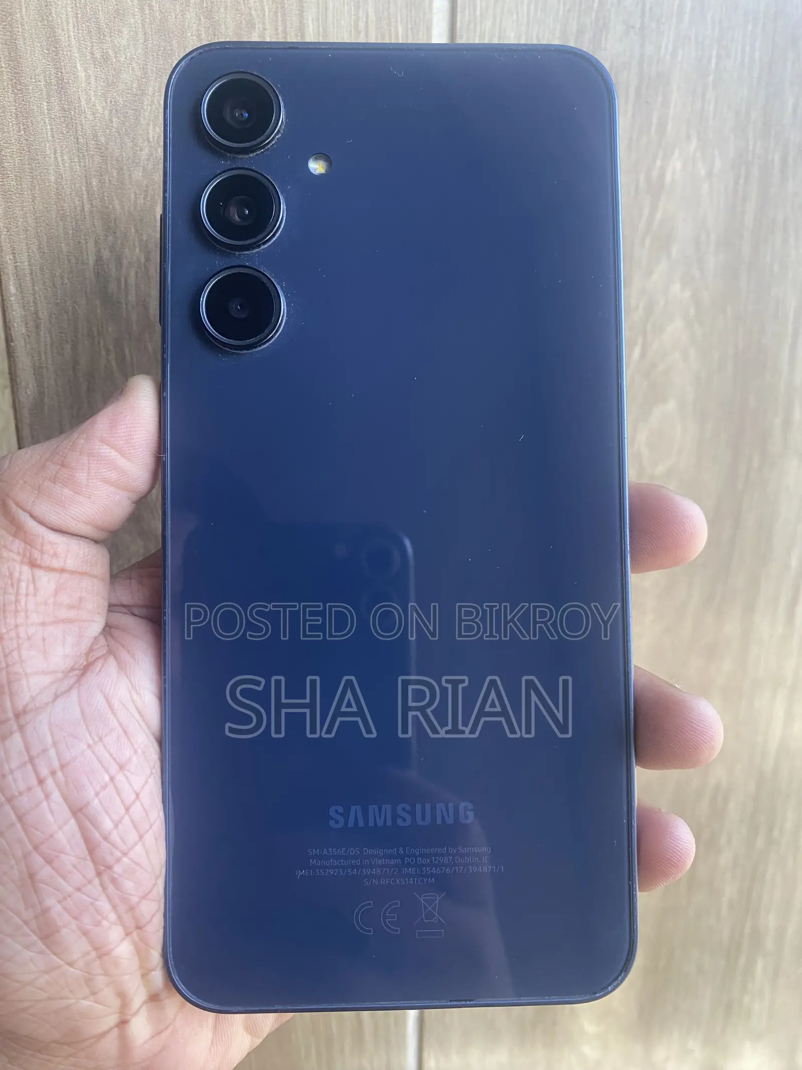 স্যামসাং গ্যালাক্সি এ৩৫ ১২৮ জিবি কালো