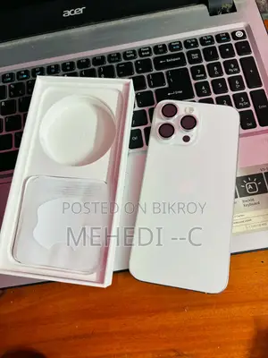 অ্যাপল আইফোন ১৫ প্রো ম্যাক্স ২৫৬ জিবি হোয়াইট