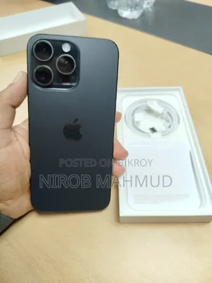 অ্যাপল আইফোন ১৫ প্রো ম্যাক্স ২৫৬ জিবি ব্ল্যাক
