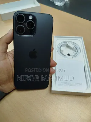 অ্যাপল আইফোন ১৫ প্রো ম্যাক্স ২৫৬ জিবি ব্ল্যাক