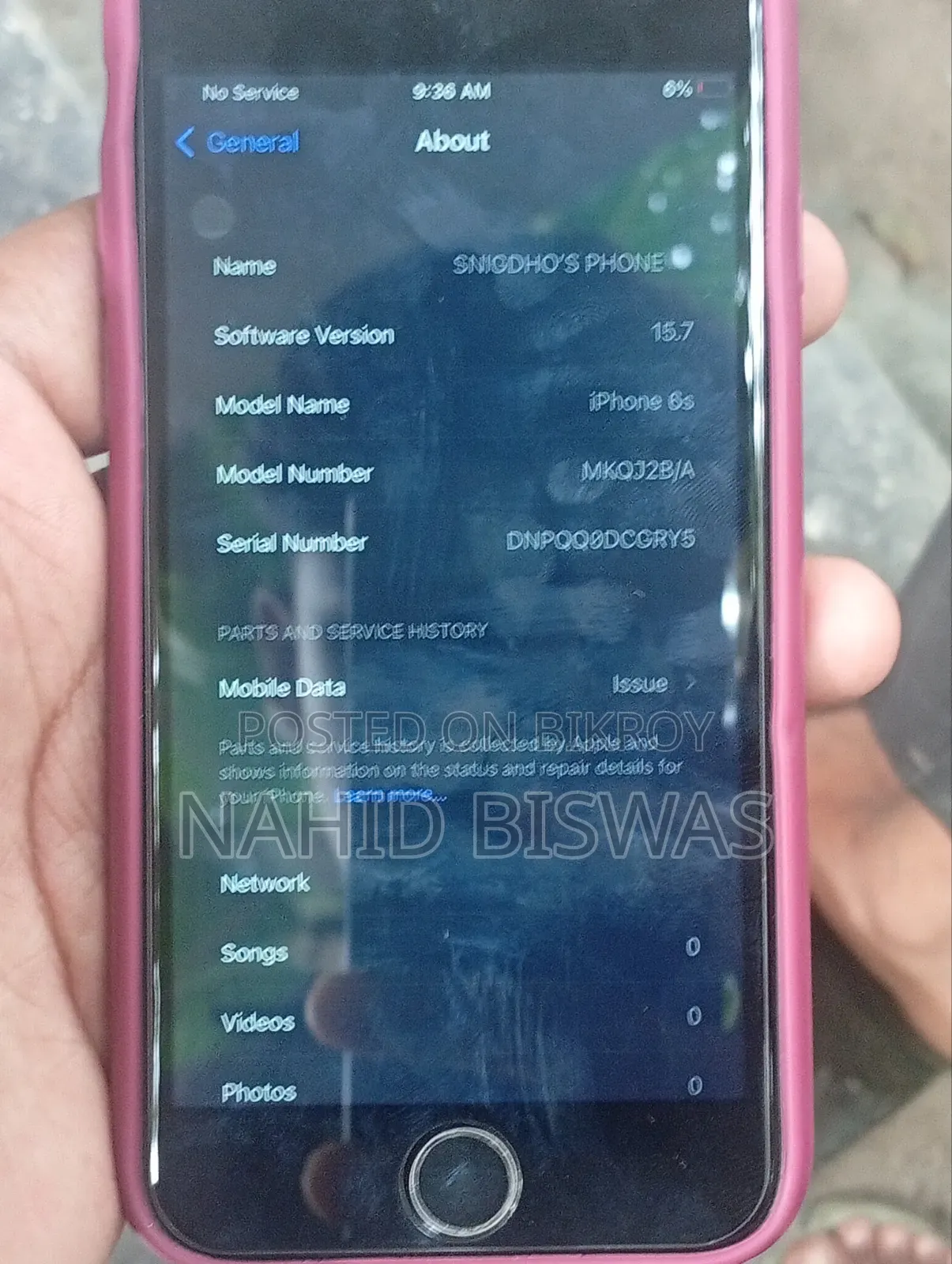 Apple iPhone 6s 16 GB White