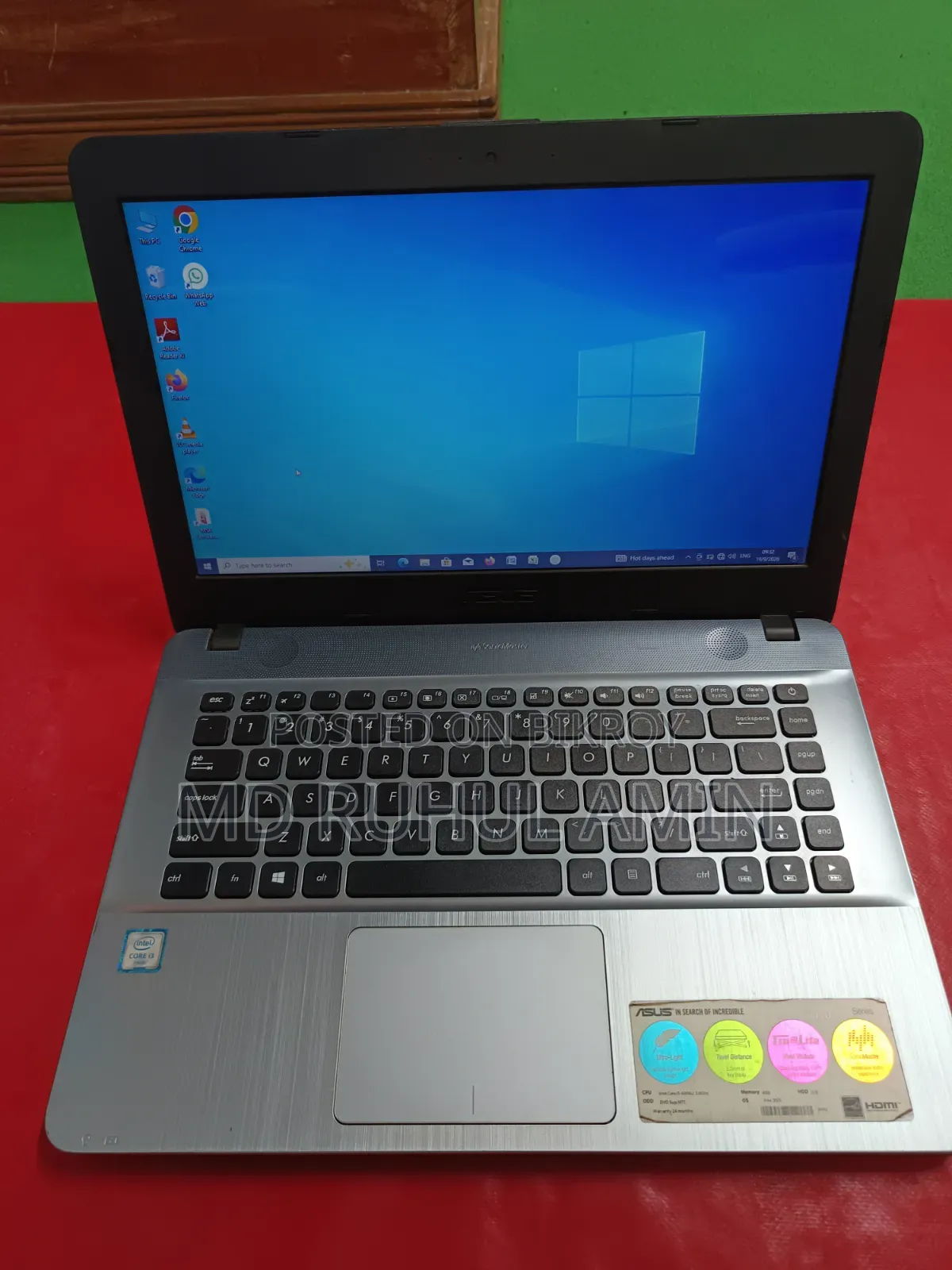 Laptop Asus 4GB Intel Core i3 HDD 1TB