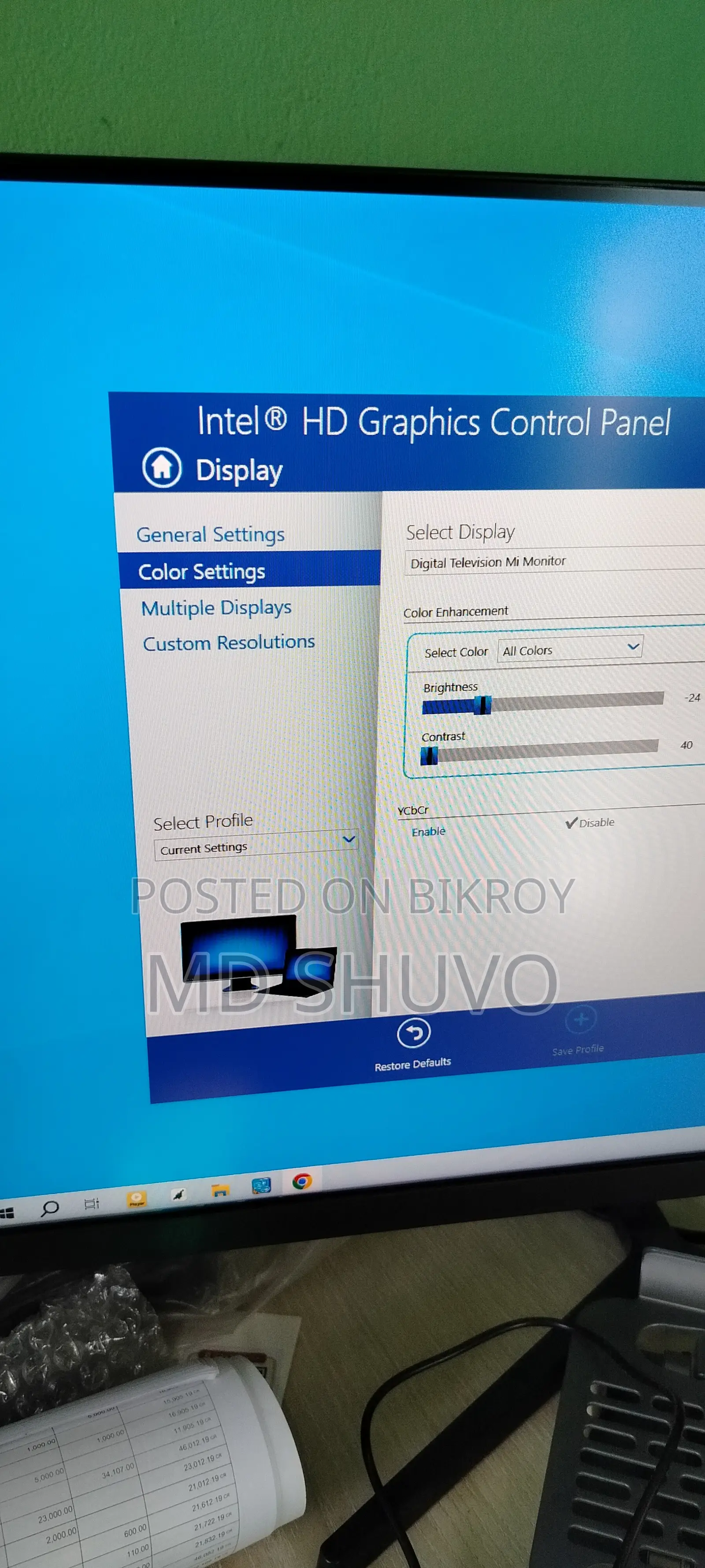 Desktop Computer 8GB Intel Core i5 SSD 256GB