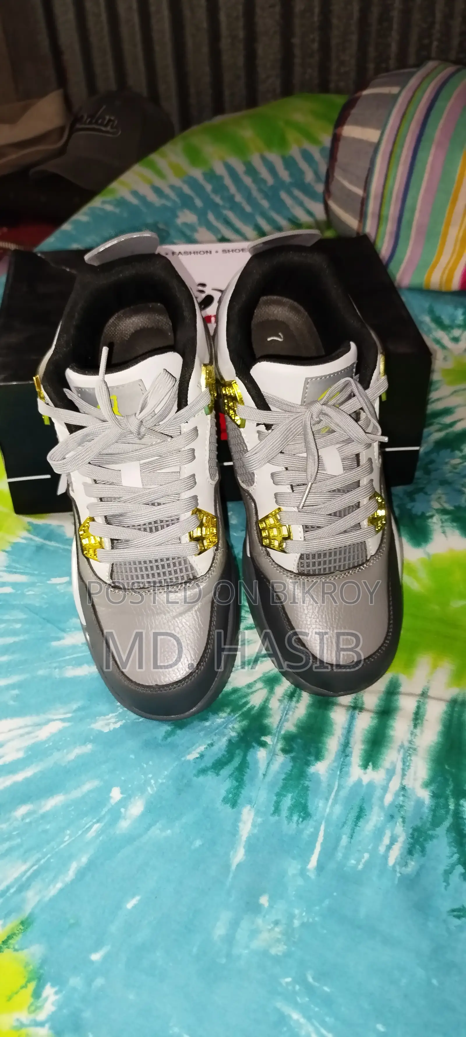 Panda Jordan 4 Sneakers | Used for only 1 hour | Size 42