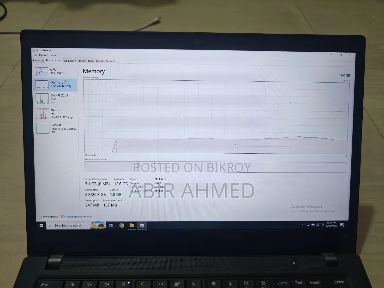 Laptop Lenovo ThinkPad T490s 16GB Intel Core i7 SSD 256GB