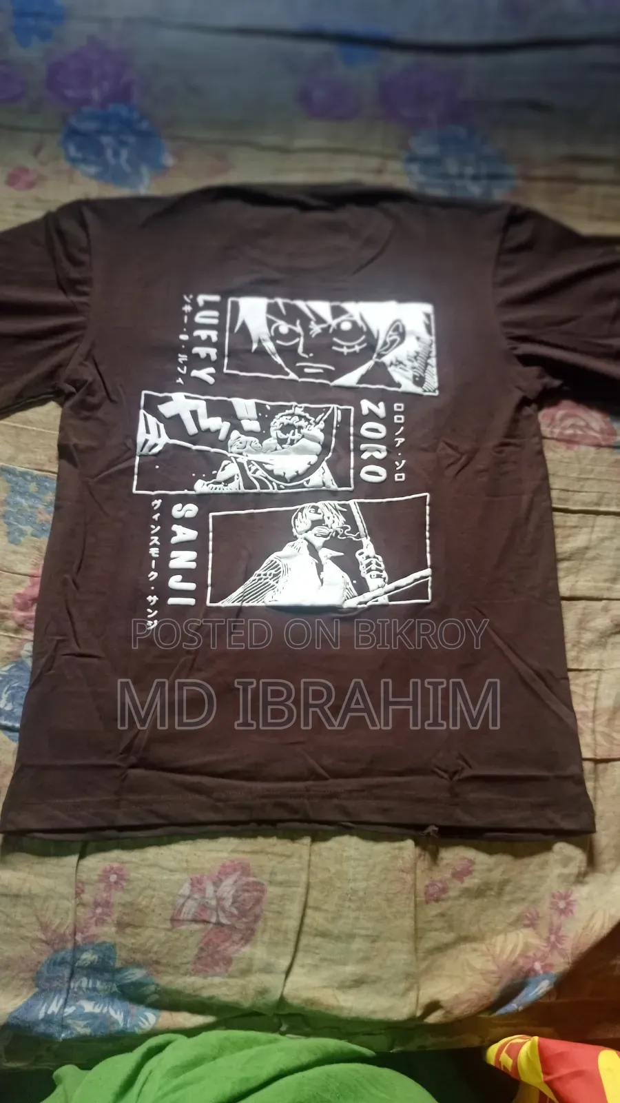 Exclusive One Piece Anime Printed T-Shirt (Luffy, Zoro, Sanji)