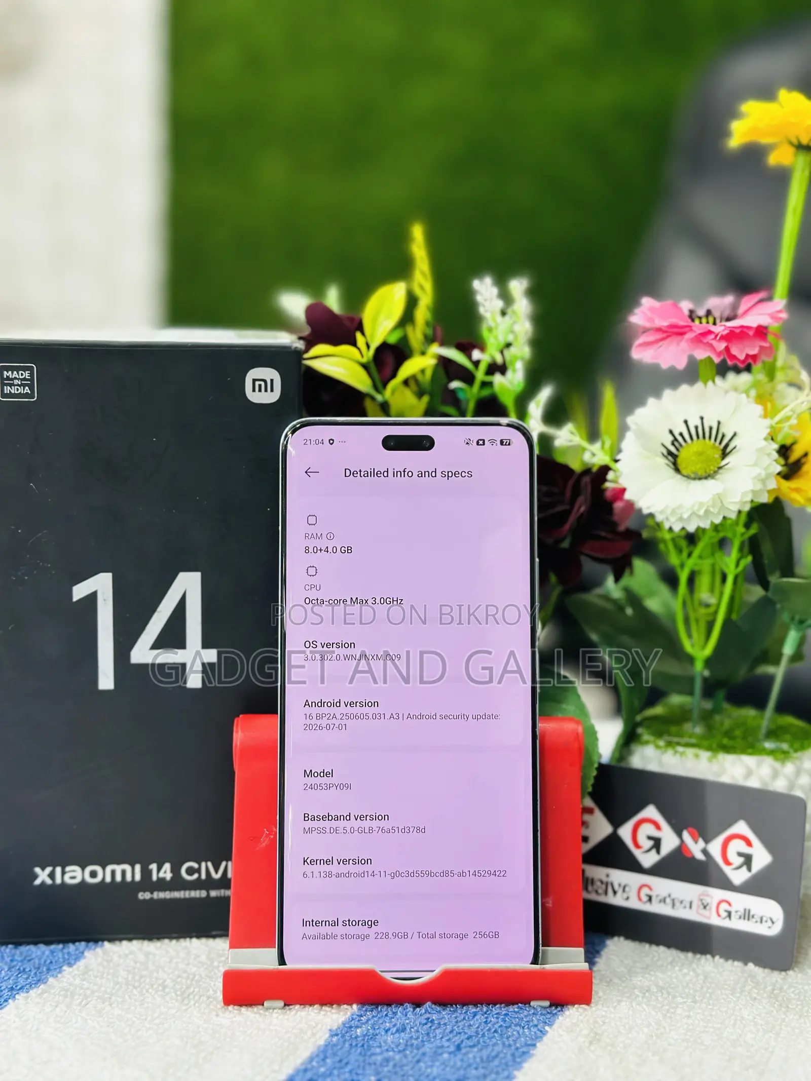 Xiaomi Civi 4 Pro 256 GB Silver