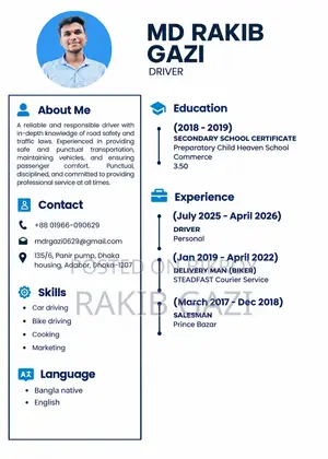 Driver Cum Assistant