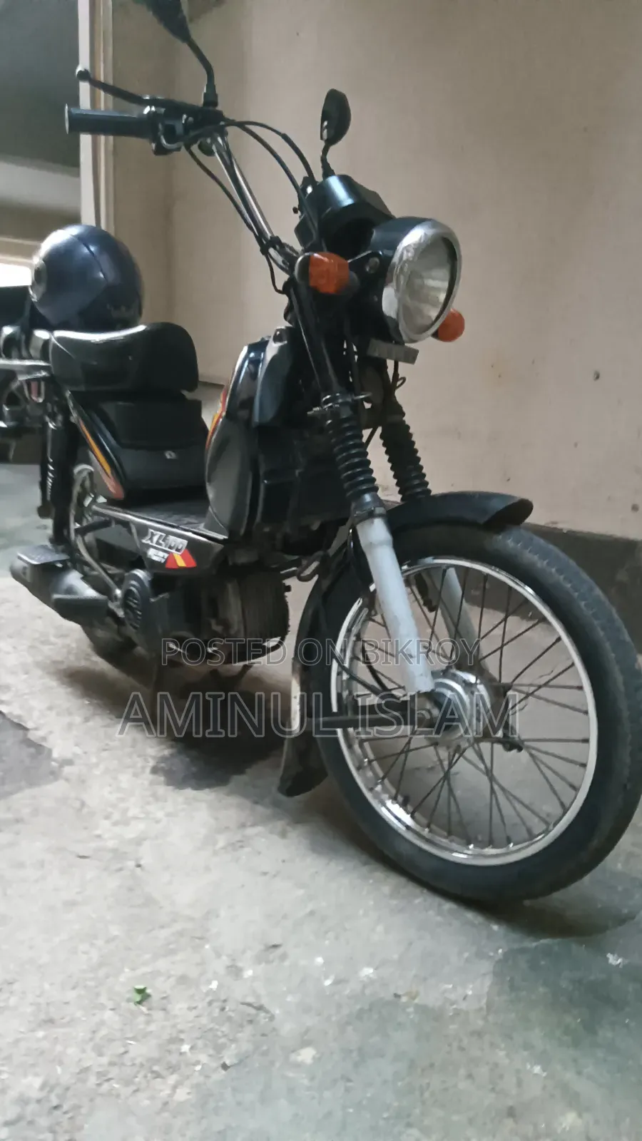 TVS XL 100 2020 Black