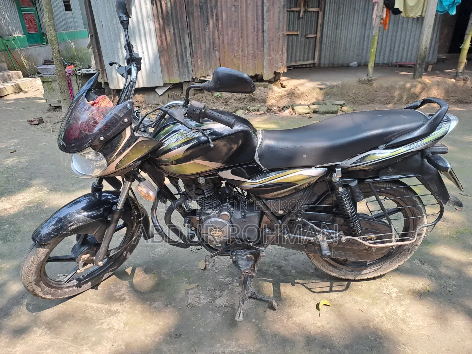 Bajaj Discover 100 2017 Black