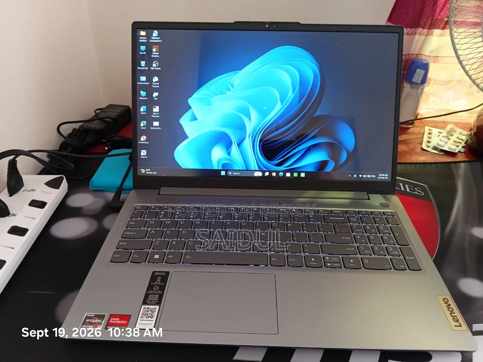 Laptop Lenovo Ideapad 3 8GB AMD Ryzen 5 SSD 512GB