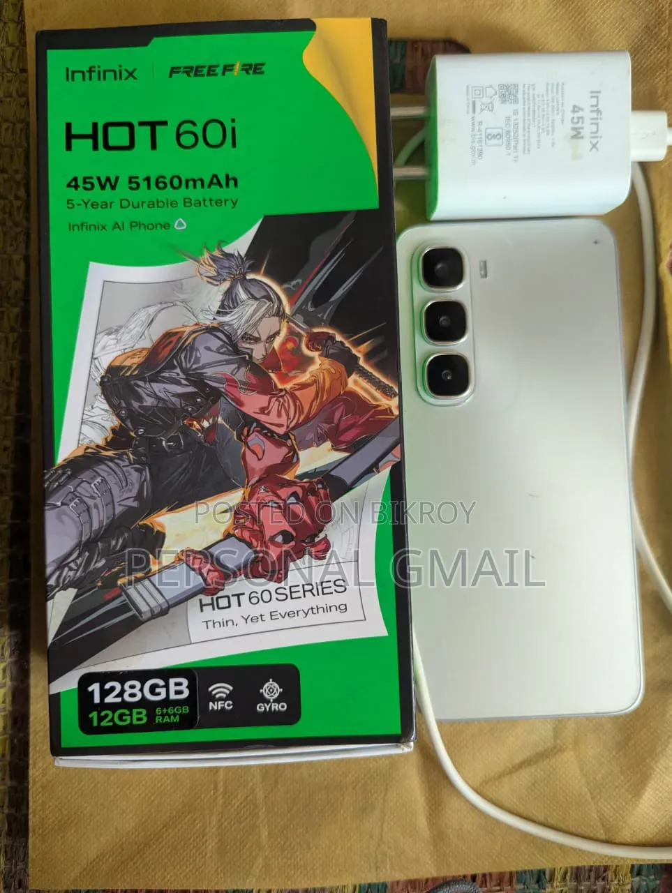 Infinix Hot 60i 128 GB Silver