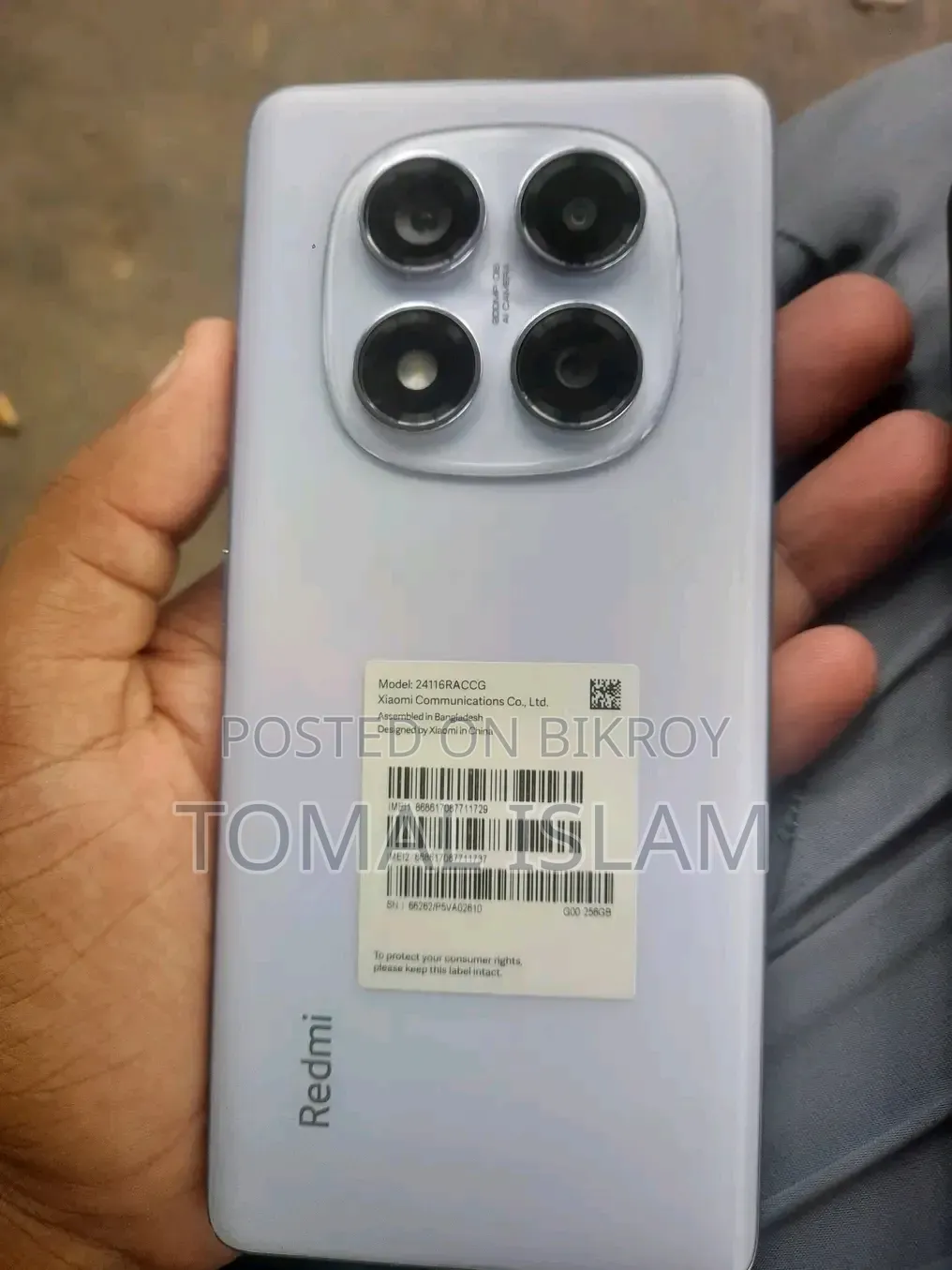 Xiaomi Redmi Note 14 Pro 5G 256 GB Purple