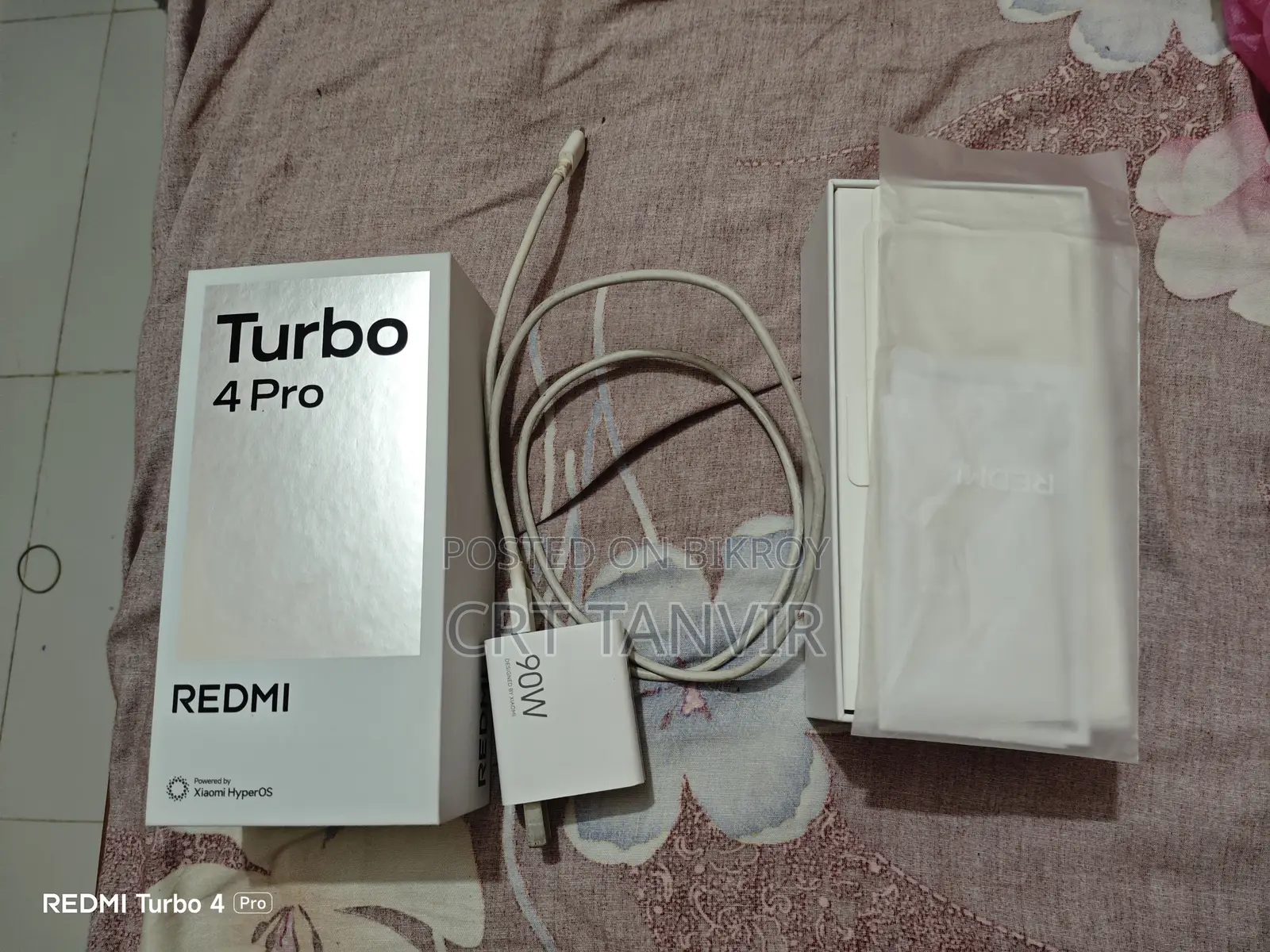 Xiaomi Redmi Turbo 4 Pro 256 GB Black