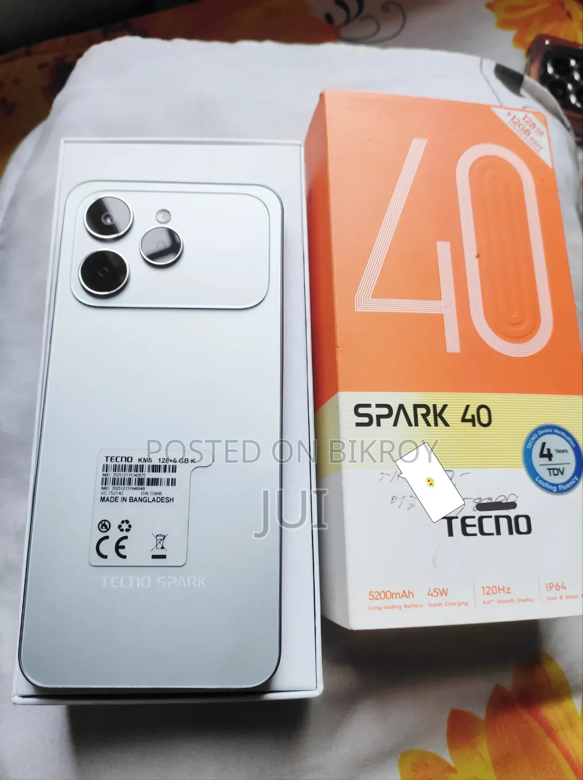 Tecno Spark 40 128 GB White