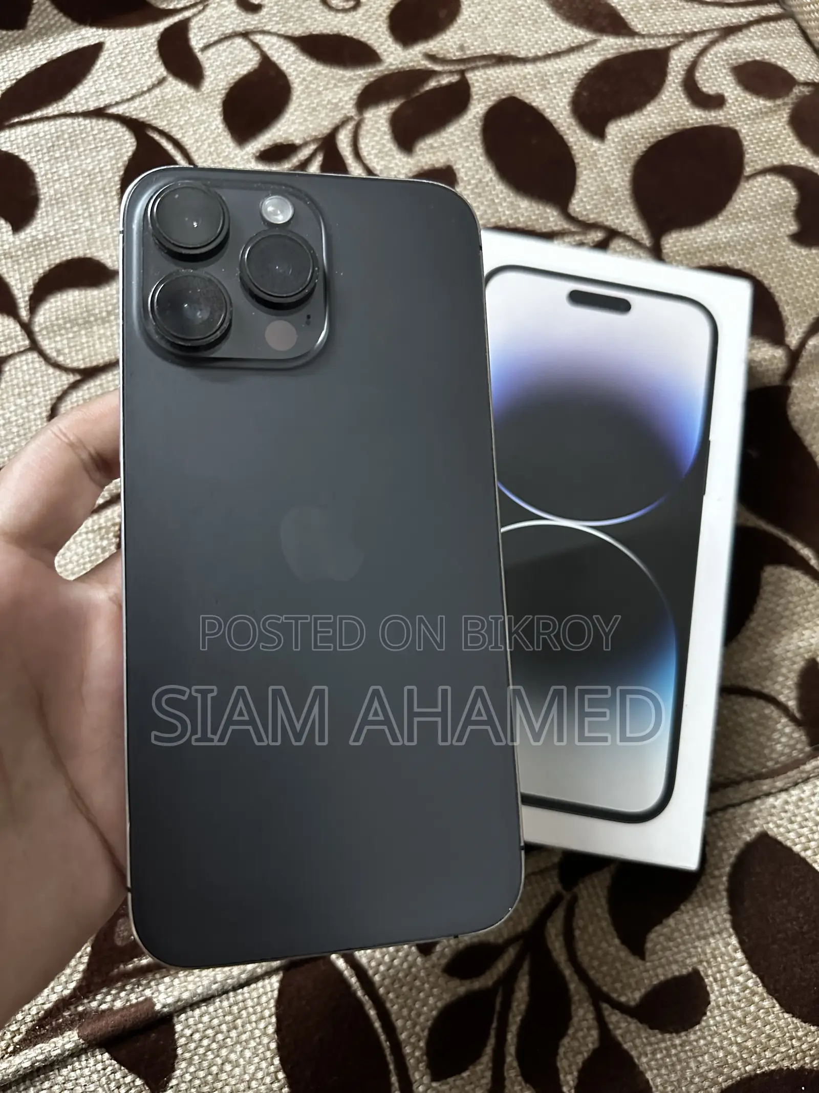 অ্যাপল আইফোন ১৪ প্রো ম্যাক্স ১২৮ জিবি কালো