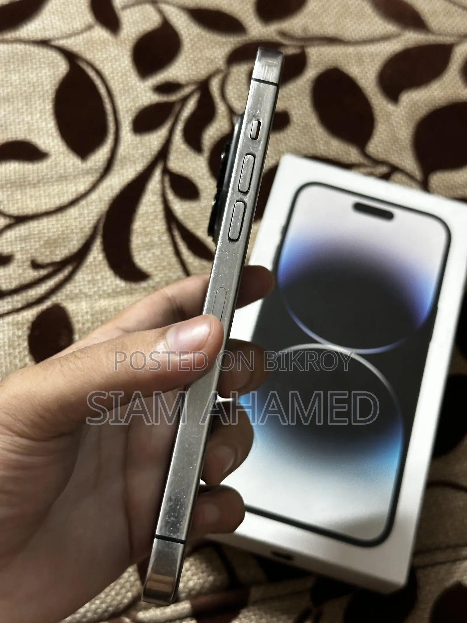 অ্যাপল আইফোন ১৪ প্রো ম্যাক্স ১২৮ জিবি কালো