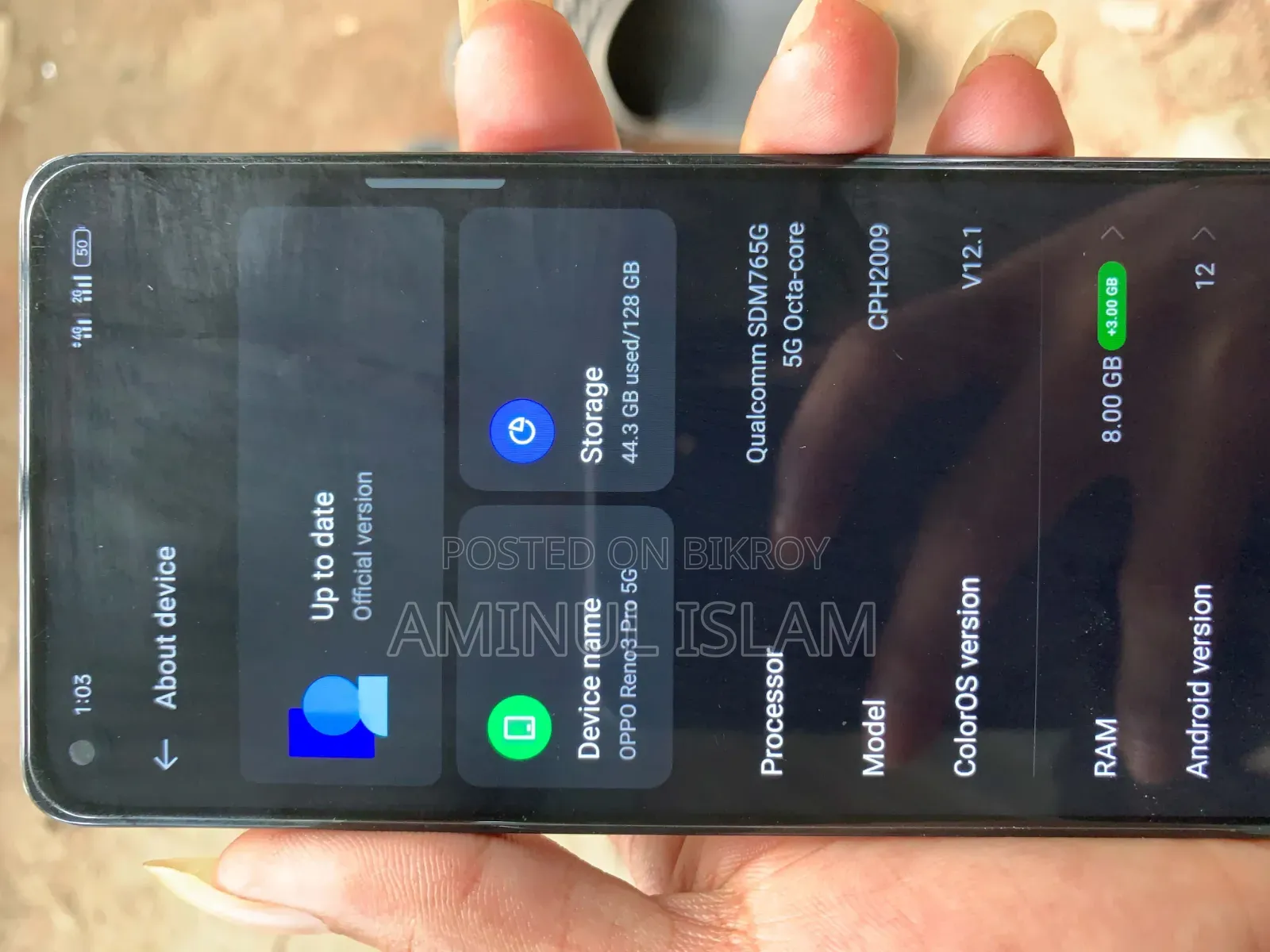 Oppo Reno 3 Pro 128 GB White