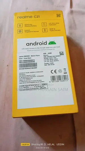 Realme C21Y 64 GB Black