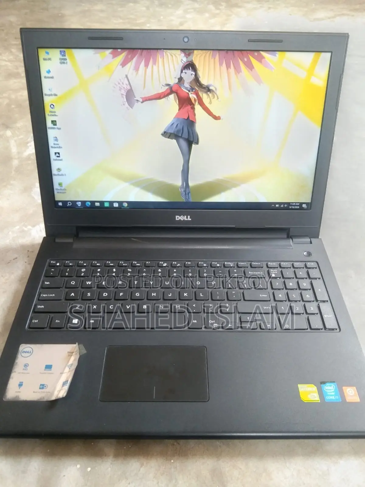 Laptop Dell Inspiron 15 3000 8GB Intel Core i7 SSD 128GB