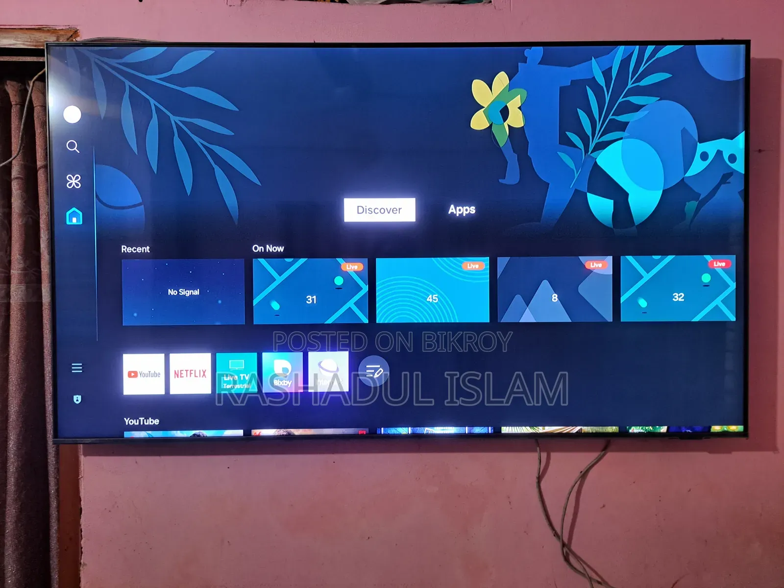 Samsung TV 65 Inc