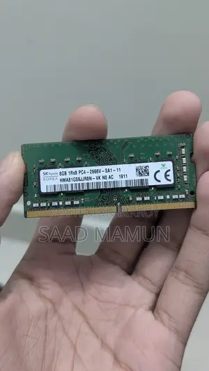এসকে হাইনিক্স ল্যাপটপ র‍্যাম ডিডিআর৪ ৮জিবি, ২৬৬৬ মেগাহার্জ, নতুন কন্ডিশন