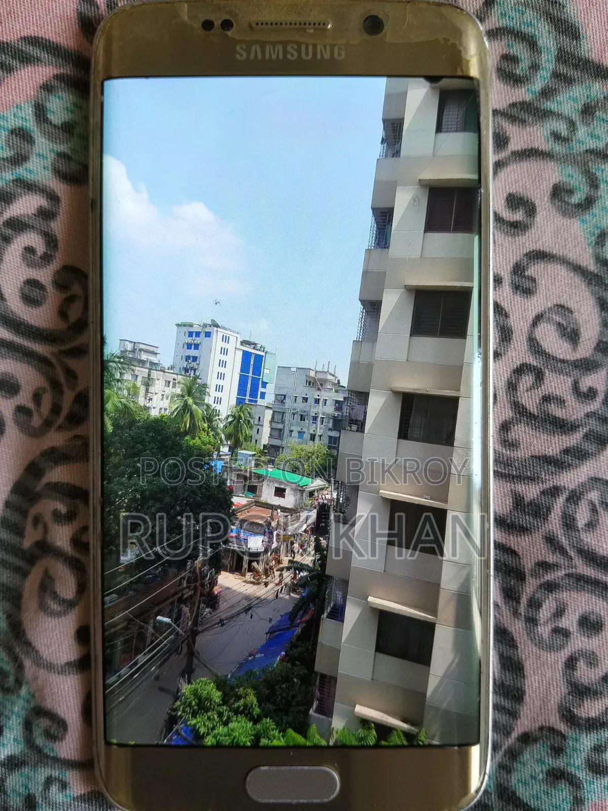 স্যামসাং গ্যালাক্সি এস৬ এজ ৩২ জিবি গোল্ড