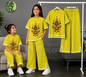 Kids Puja Tshirt and Pant Set