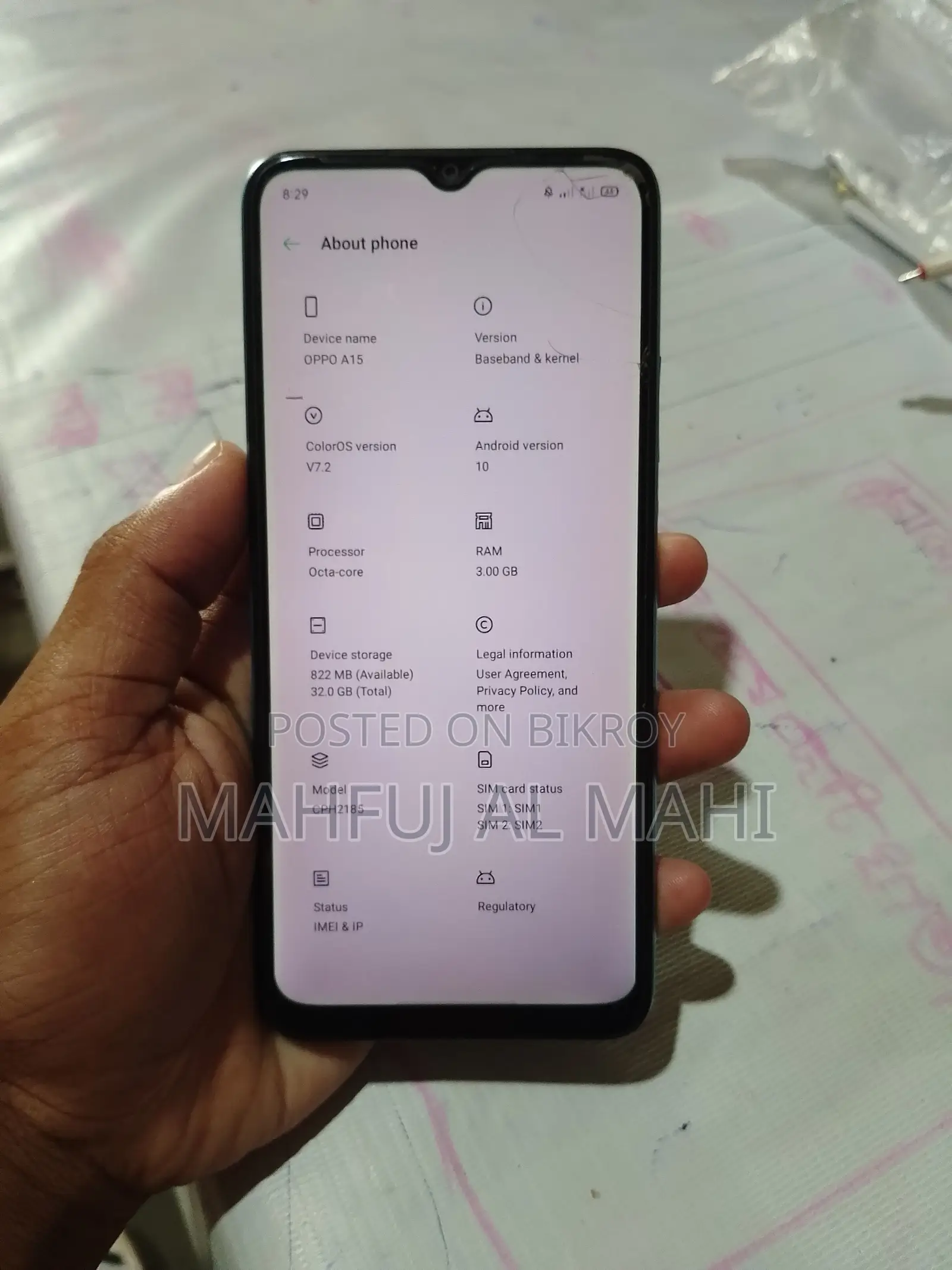 Oppo A15 32 GB Blue