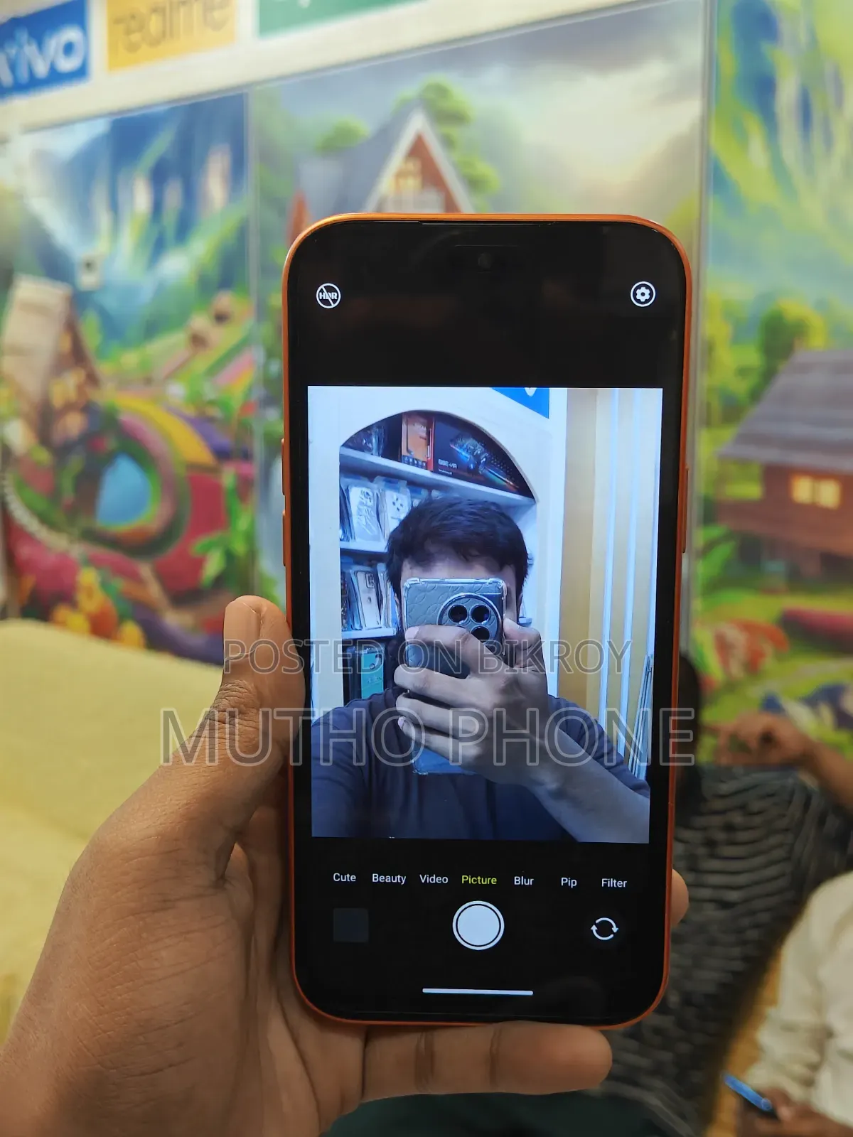 New Mobile Phone 128 GB Orange