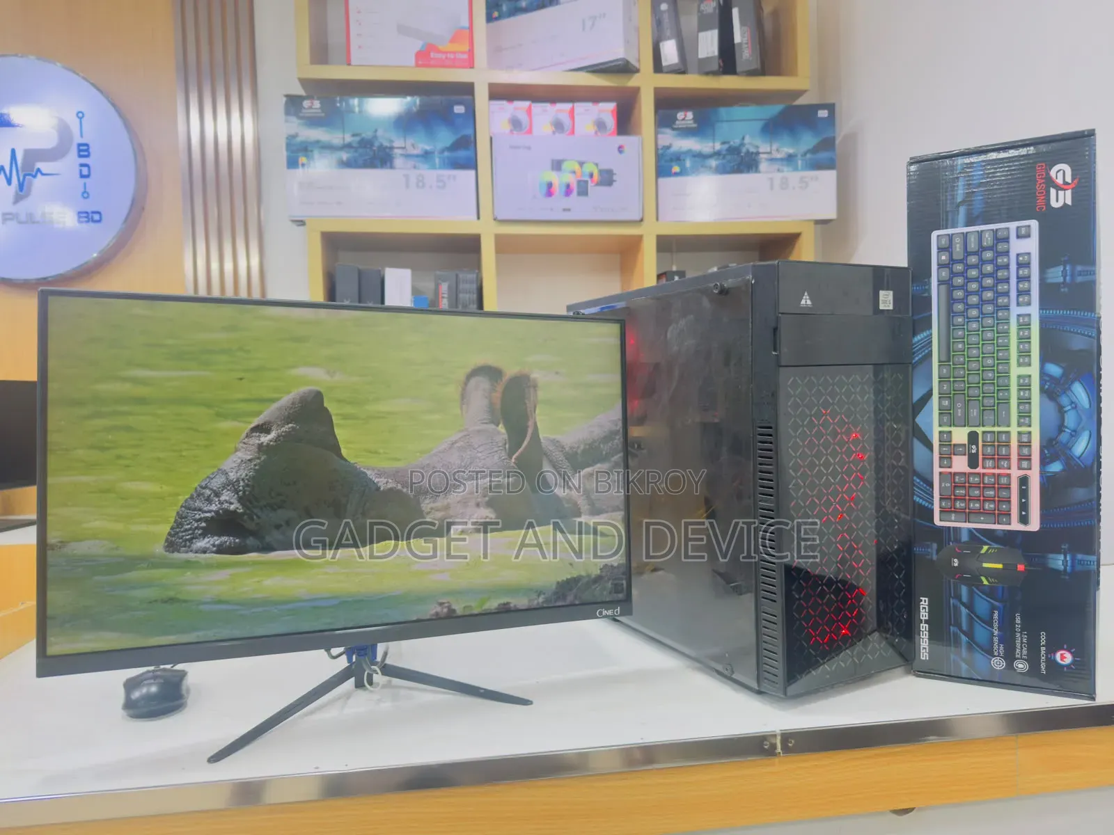 ডেস্কটপ কম্পিউটার ৮ জিবি ইন্টেল কোর আই৫ এসএসডি ২৫৬ জিবি
