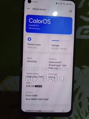Oppo A95 128 GB Graphite