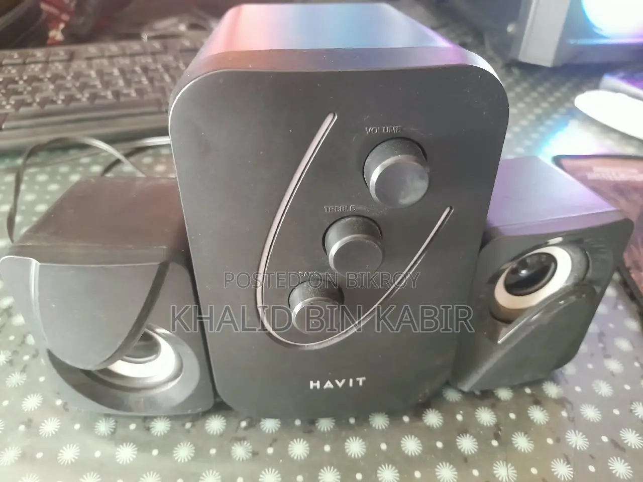 Havit SF140BT 2:1 Strong Bass Bluetooth Speaker