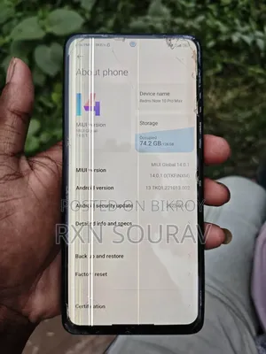 পাওয়ার রেডমি নোট ১০ প্রো ১২৮ জিবি কালো