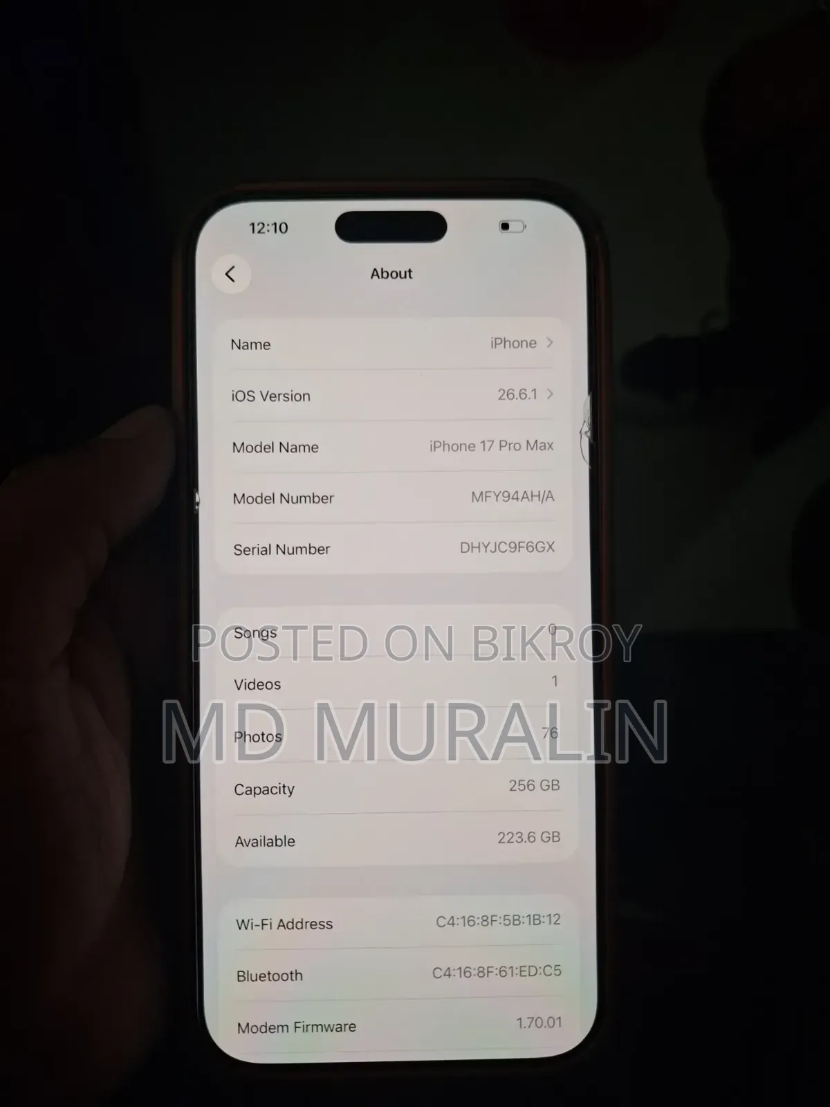 New Apple iPhone 17 Pro Max 256 GB Bronze