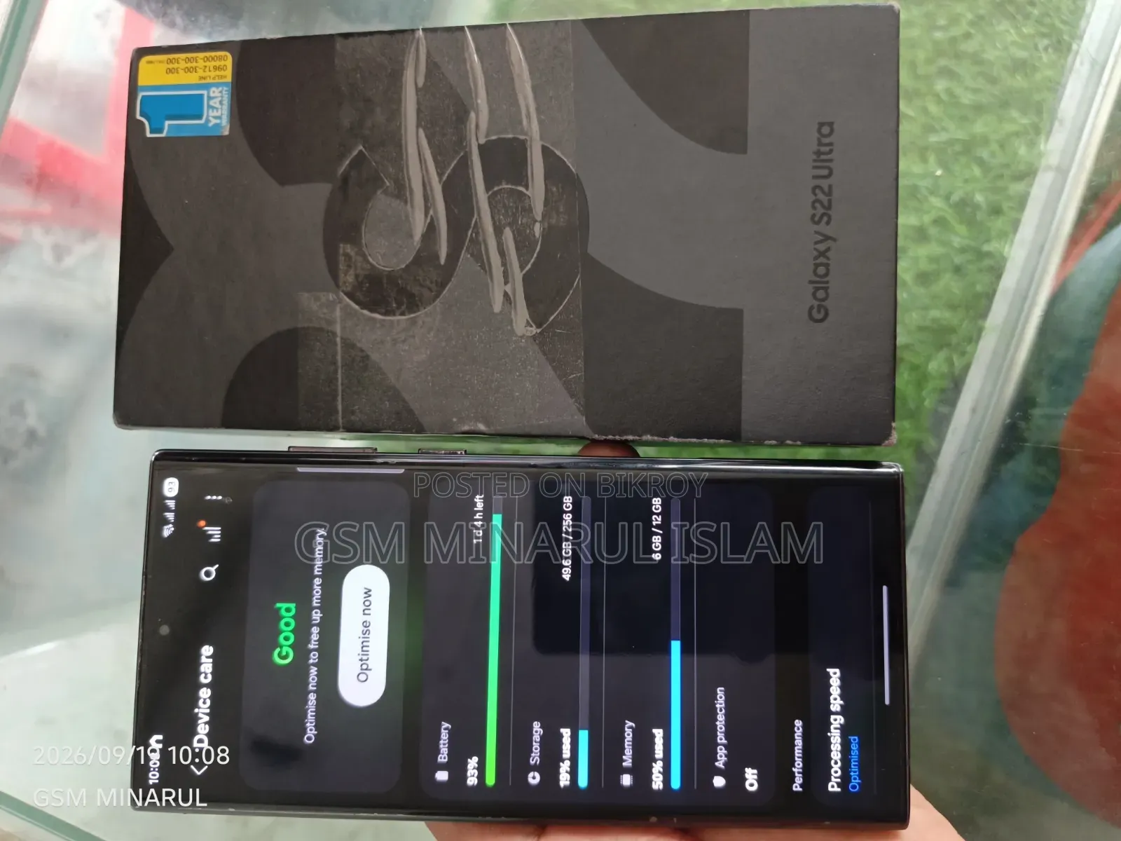 Samsung Galaxy S22 Ultra 256 GB Black