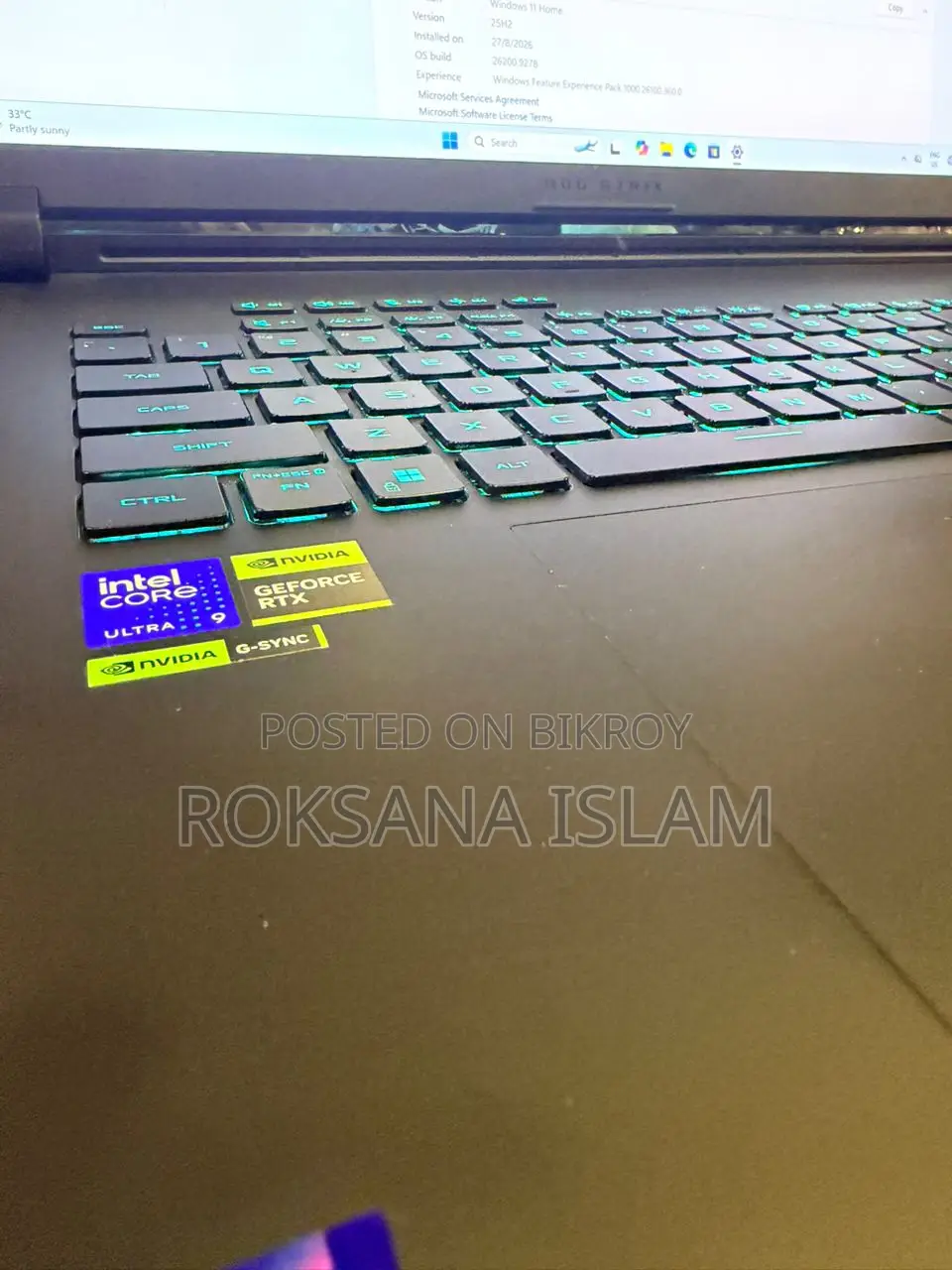 New Laptop Asus ROG Strix SCAR 18 64GB Intel Core Ultra 9 SSD 2T