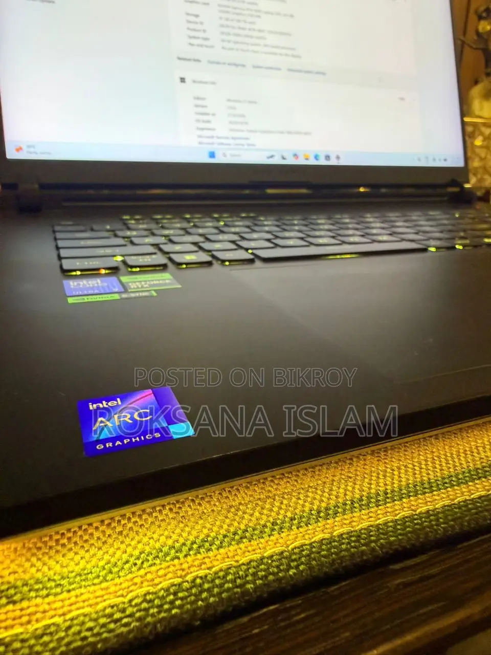 New Laptop Asus ROG Strix SCAR 18 64GB Intel Core Ultra 9 SSD 2T