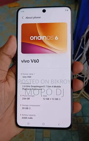 ভিভো ভি৬০ ২৫৬ জিবি গ্রে