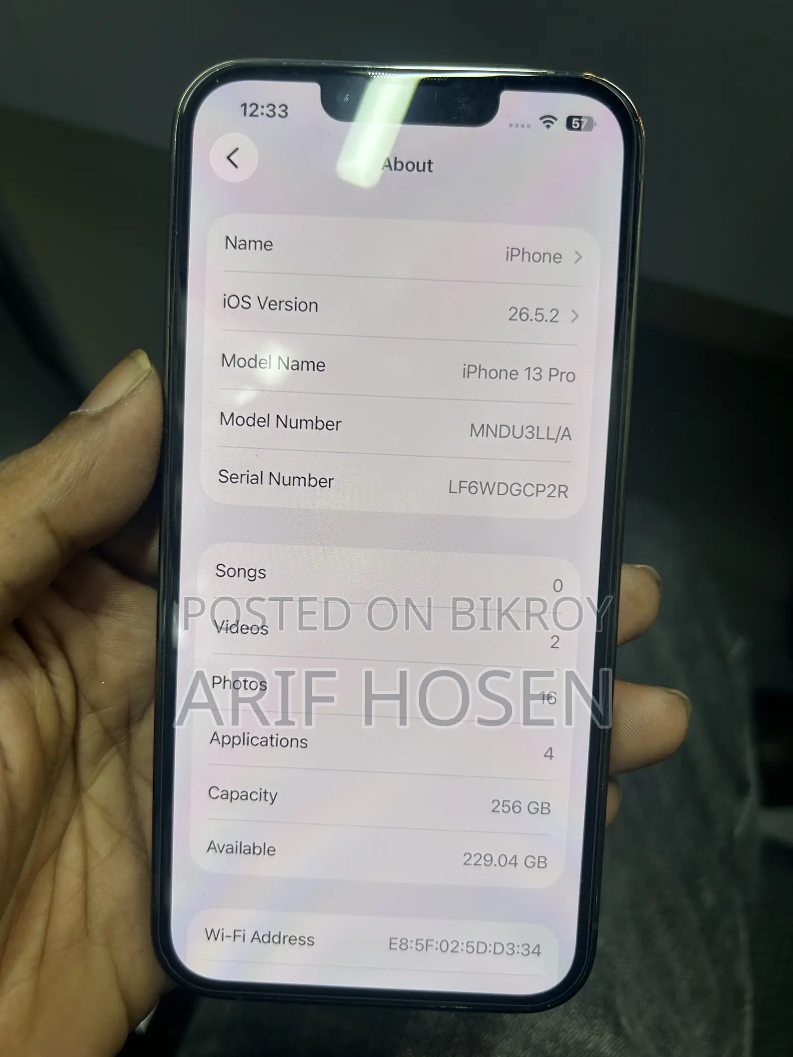 অ্যাপল আইফোন ১৩ প্রো ২৫৬ জিবি সবুজ