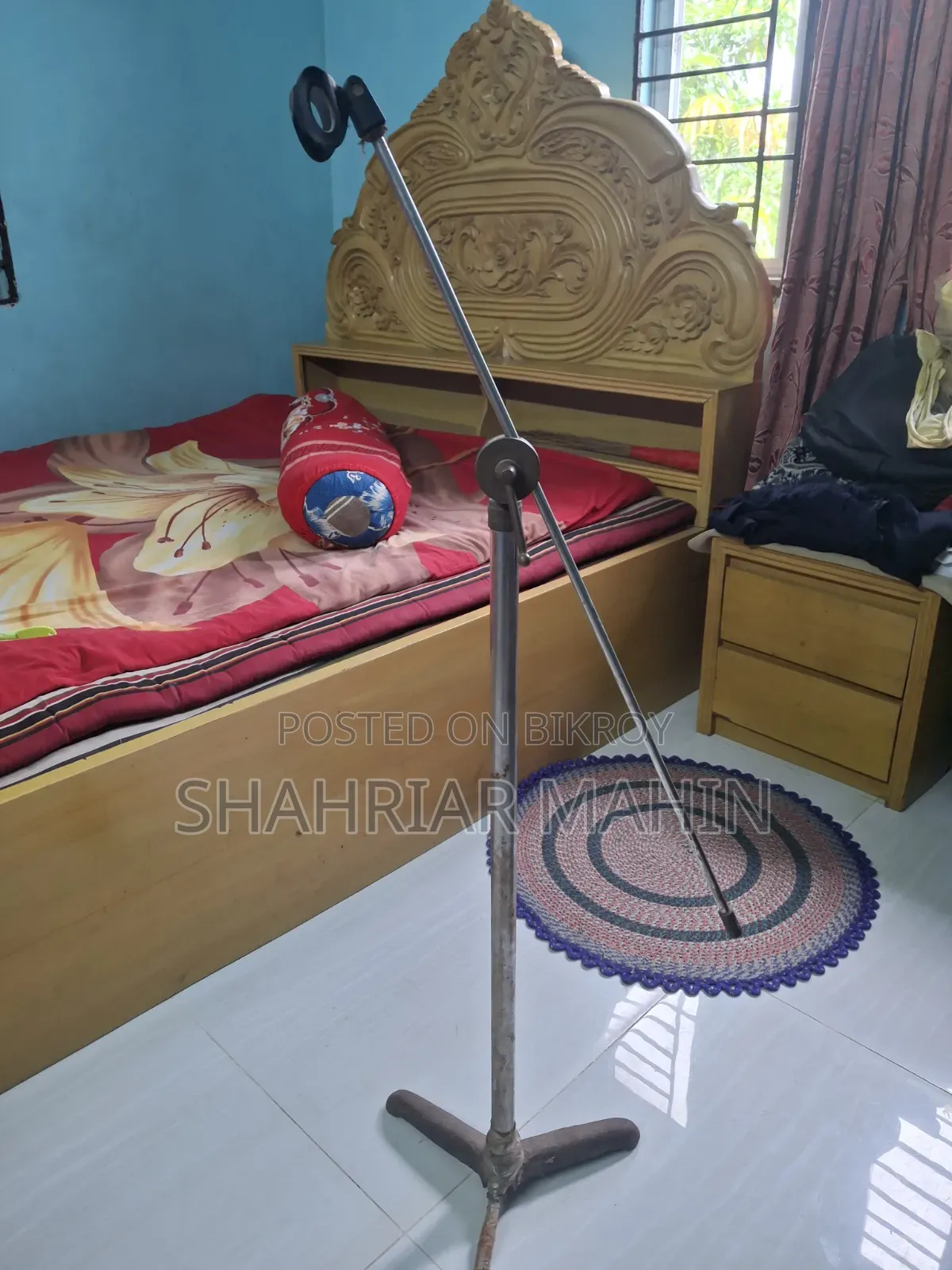 Professional Microphone Stand With Microphone