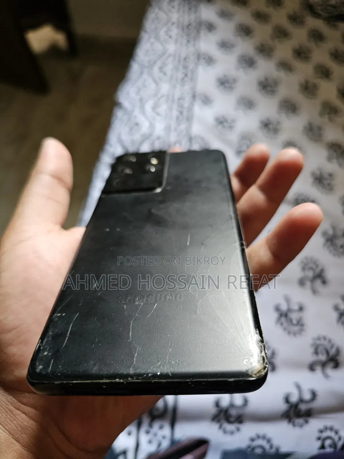 স্যামসাং গ্যালাক্সি এস২১ আল্ট্রা ৫জি ২৫৬ জিবি ব্ল্যাক