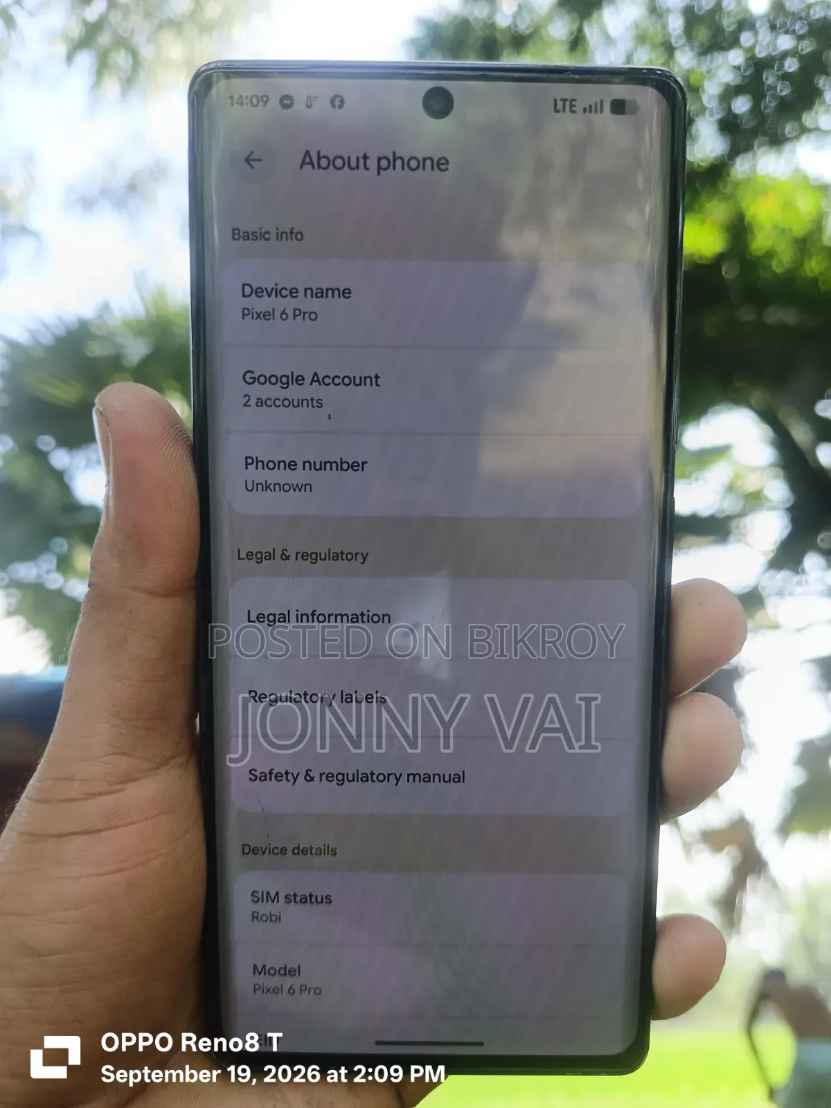 Google Pixel 6 Pro 256 GB Black