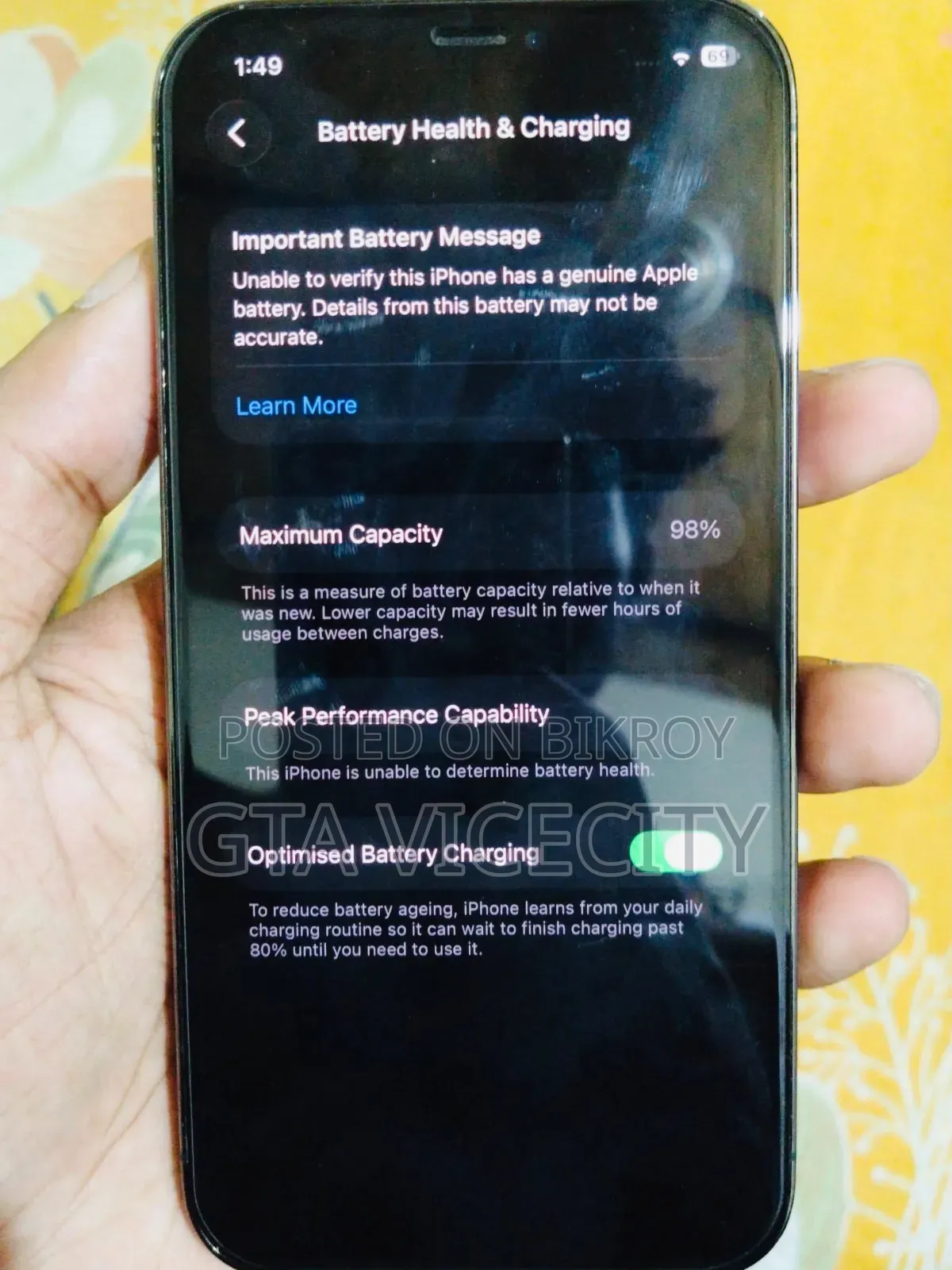অ্যাপল আইফোন ১২ প্রো ১২৮ জিবি ব্ল্যাক