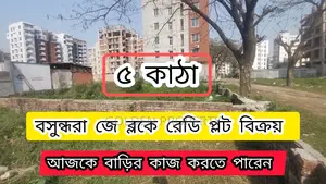 Ready Plot Land for Sale in Bashundhara Residential Area