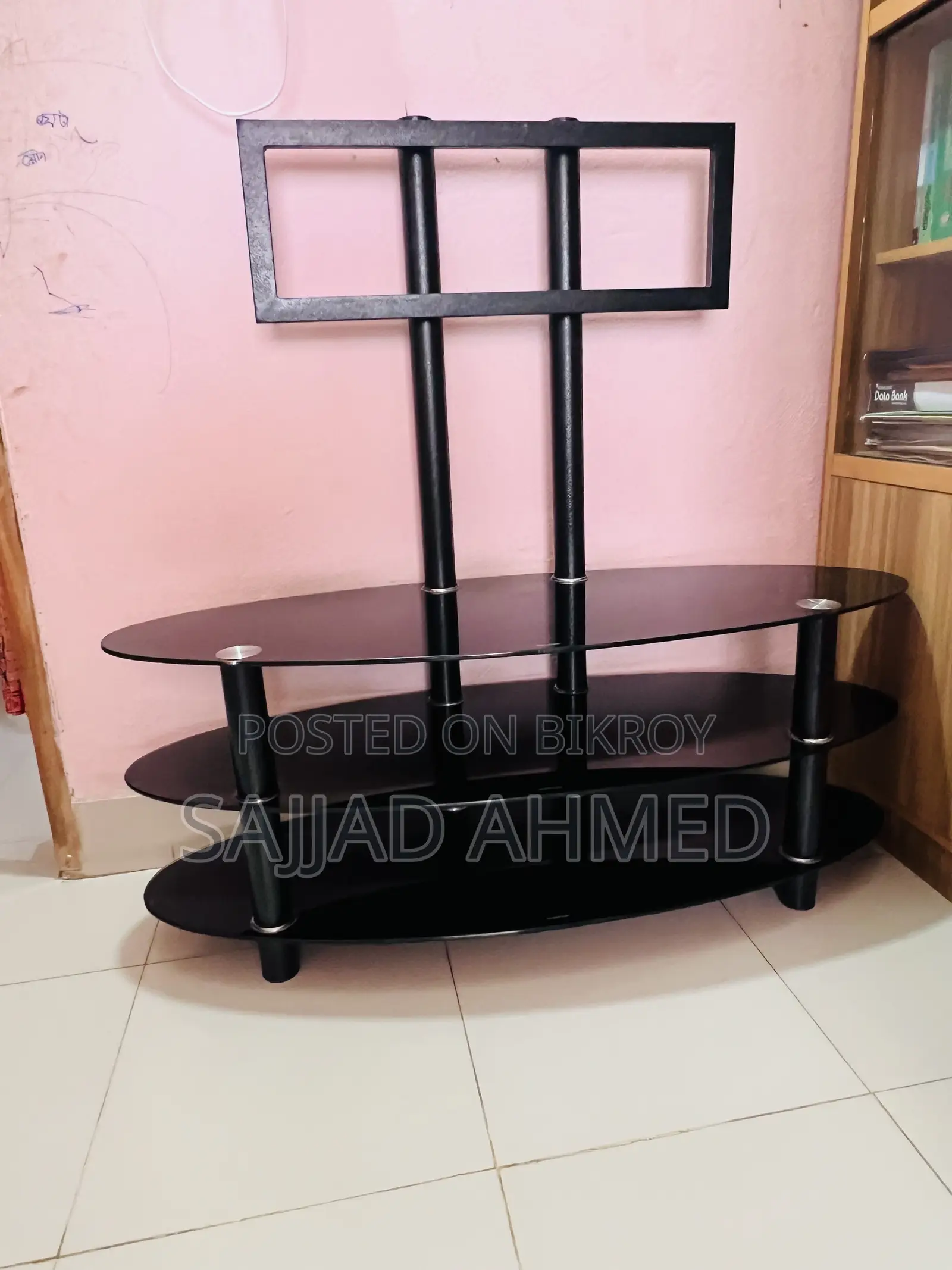 Glass Body TV Stand (Three Racks)