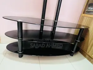 Glass Body TV Stand (Three Racks)